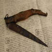 Antico coltello sardo Francesco Porcu cm 46