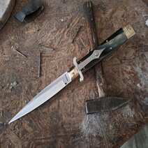 Molise knife 13 inch ram’s horn Antonio Contini