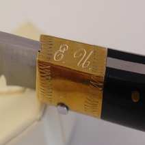 Incisione personalizzata coltello lama anello
