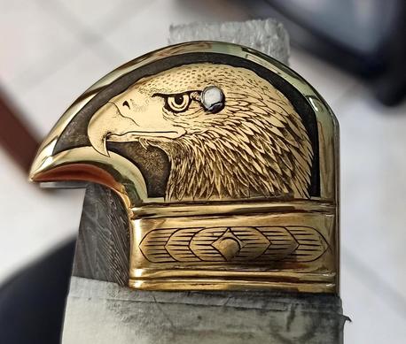 Italian switcblade eagle head cm 44 Lelle Floris